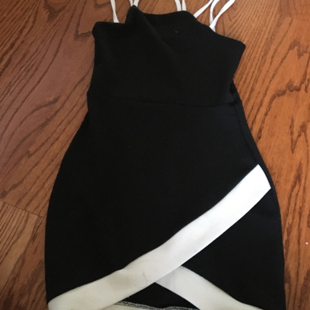 Black and white dress